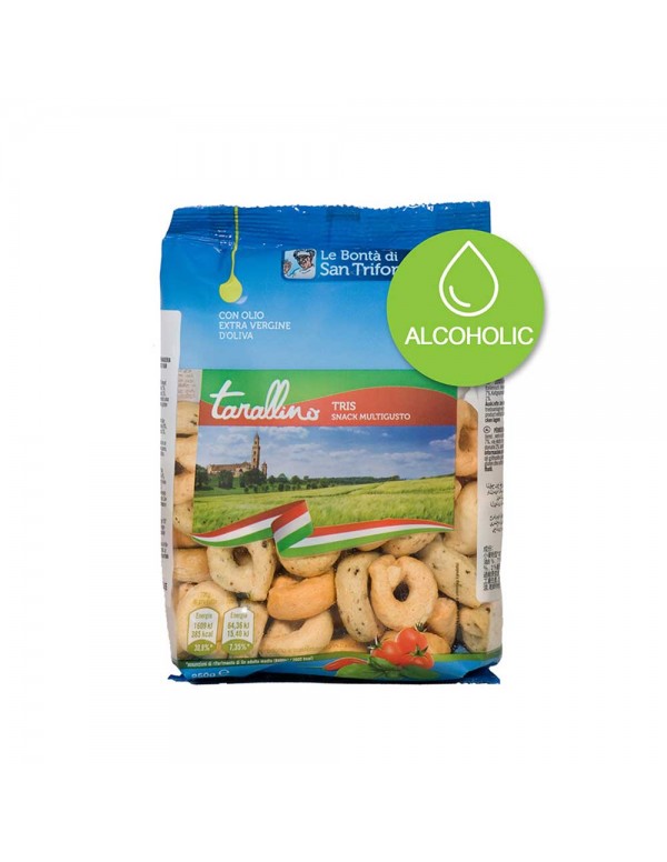 San Trifone - Tarallini 250gr Tris Multi-Flavor, 1080τμχ (παλέτα)