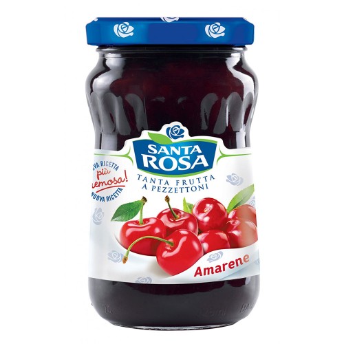 Santa Rosa - Μαρμελάδα 350gr Μαύρα Κεράσια, 1512τμχ (παλέτα)