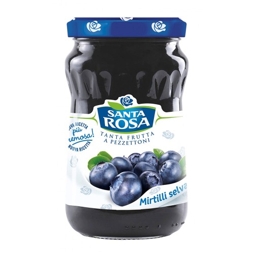 Santa Rosa - Μαρμελάδα 350gr Wild Blueberries, 1512 τεμ (παλέτα)