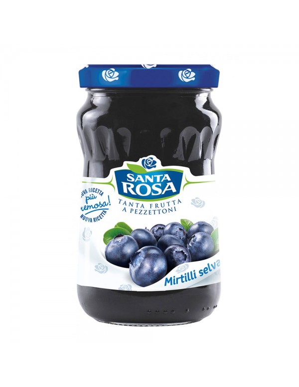 Santa Rosa - Μαρμελάδα 350gr Wild Blueberries, 1512 τεμ (παλέτα)