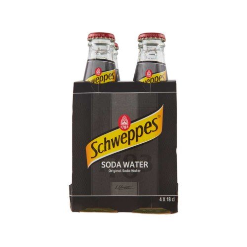 Schweppes - 4X18cl Soda, 672 τμχ (παλέτα)