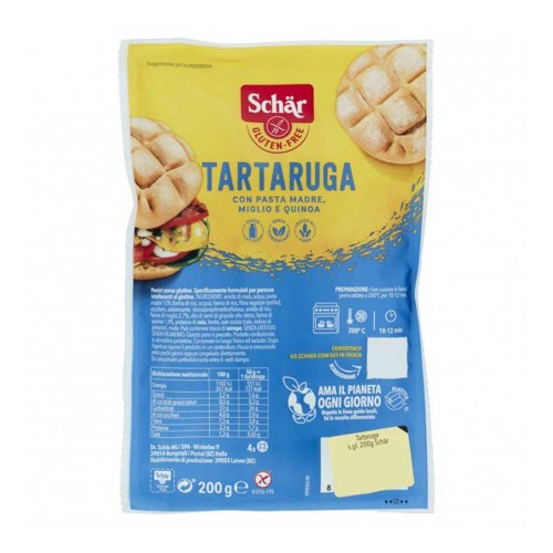 Schär - Ψωμί Tartaruga 4x 50gr, 180τμχ (παλέτα)