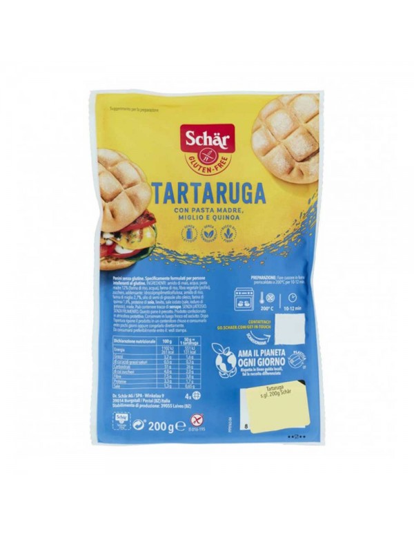 Schär - Ψωμί Tartaruga 4x 50gr, 180τμχ (παλέτα)