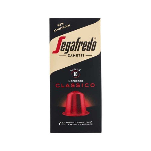 Segafredo - Espresso 51gr Classico 10 Nespresso Comp. Καπάκια, 3200 τμχ (παλέτα)