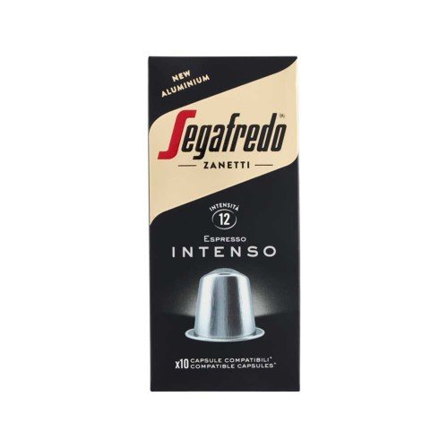 Segafredo - Espresso 51gr Intenso 10 Nespresso Comp. Καπάκια, 3200 τμχ (παλέτα)