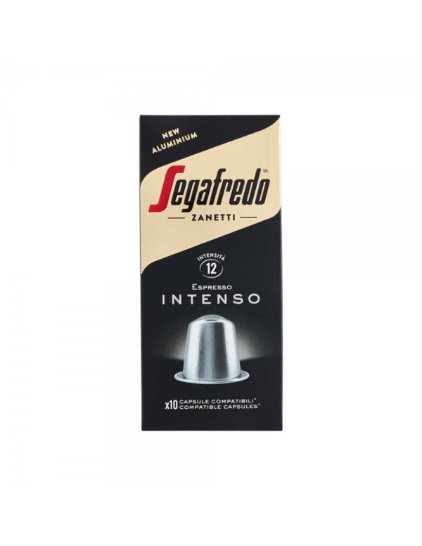 Segafredo - Espresso 51gr Intenso 10 Nespresso Comp. Καπάκια, 3200 τμχ (παλέτα)