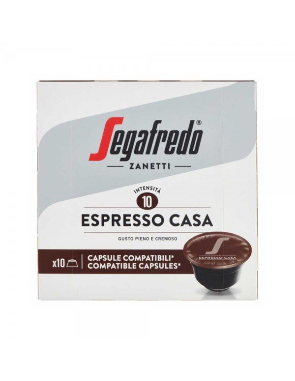 Segafredo - Espresso 75gr Casa 10 Comp. Καπέλα. Dolce Gusto, 1014 τμχ (παλέτα)