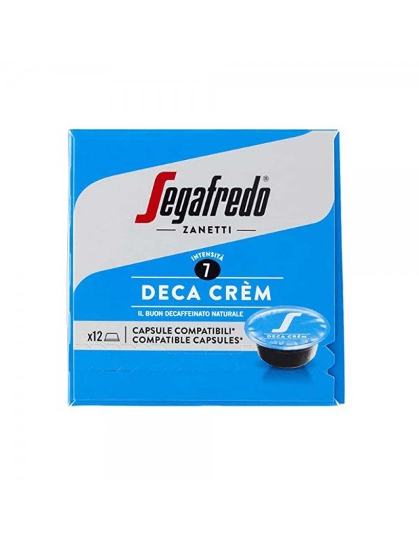 Segafredo - Espresso 75gr Deca Crèm 12 Comp. Καπέλα. A Modo Mio, 1728 τμχ (παλέτα)