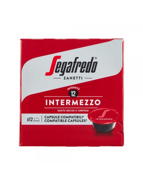 Segafredo - Espresso 75gr Intermezzo 12 Comp. Καπέλα. A Modo Mio, 1728 τμχ (παλέτα)
