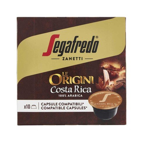 Segafredo - Εσπρέσο 75γρ "The Origins Costa Rica" 10 Κάψουλες Dolce Gusto, 1014 τεμάχια (παλέτα)