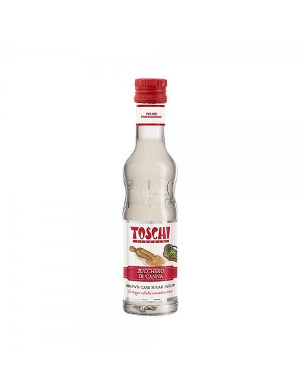 Gino Toschi - Μπουκάλι σιροπιού 250ml ζάχαρη από ζαχαροκάλαμο, 1410 τεμάχια (παλέτα)