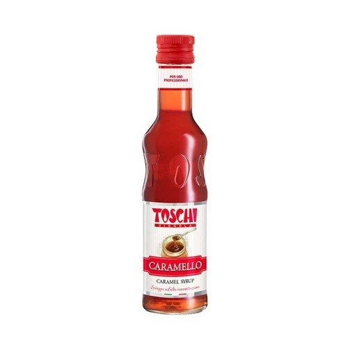 Gino Toschi - Μπουκάλι Σιροπιού 250ml Καραμέλα, 1410 τεμάχια (παλέτα)