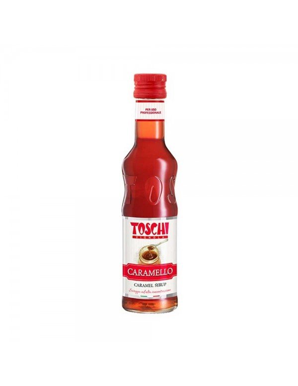 Gino Toschi - Μπουκάλι Σιροπιού 250ml Καραμέλα, 1410 τεμάχια (παλέτα)
