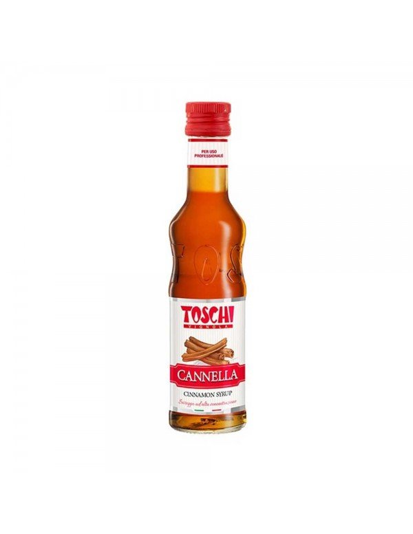 Gino Toschi - Μπουκάλι Σιροπιού 250ml Κανέλα, 1410 τεμάχια (παλέτα)