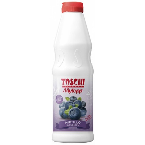 Gino Toschi - Topping Squeeze 1kg Blueberry, 600 τμχ (παλέτα)