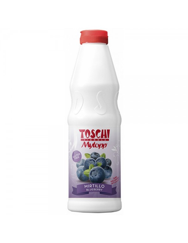 Gino Toschi - Topping Squeeze 1kg Blueberry, 600 τμχ (παλέτα)