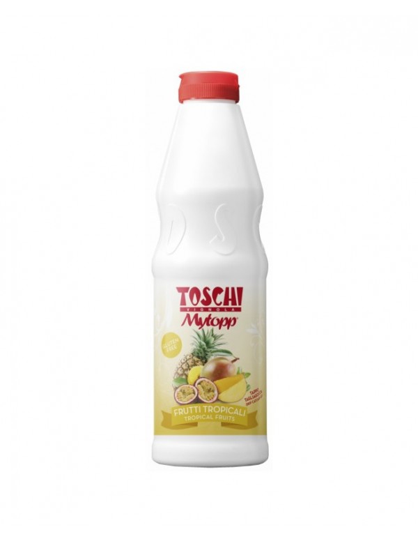 Gino Toschi - Topping Squeeze 1kg Τροπικά Φρούτα, 600τμχ (παλέτα)