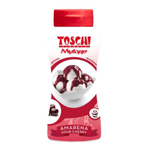 Gino Toschi - Topping Squeeze 200gr Black Cherry, 810 τμχ (παλέτα)
