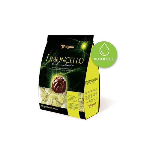 Vergani - Σοκολατάκια Γεμιστά 100gr Πραλίνες Limoncello, 1320τμχ (παλέτες)