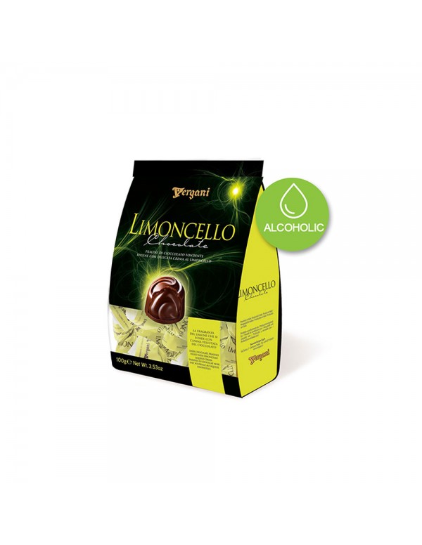 Vergani - Σοκολατάκια Γεμιστά 100gr Πραλίνες Limoncello, 1320τμχ (παλέτες)