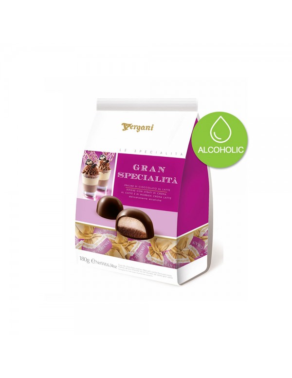 Vergani - Σοκολάτες Granspecialità 180gr Ελαφρώς Αλκοολούχα, 576τμχ (παλέτα)
