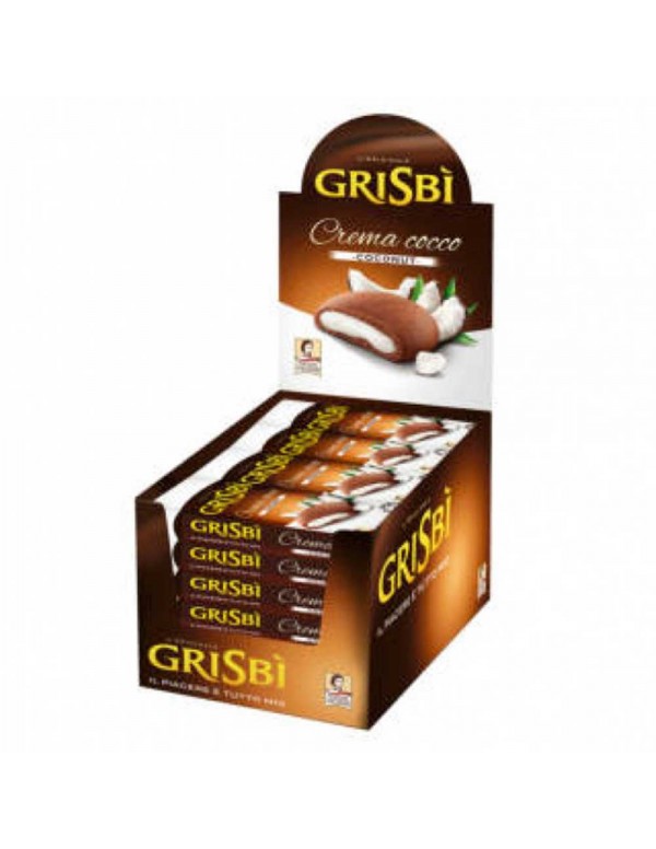 Grisbì - Βιτρίνα 24x30γρ Καρύδα, 288 τεμάχια (παλέτα)
