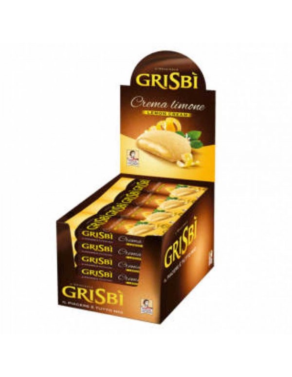 Grisbì - Βιτρίνα 24x30gr Λεμόνι, 288 τεμάχια (παλέτα)