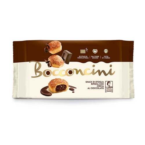 Vicenzi - Bocconcini 100gr κρέμα σοκολάτας, 1700 τμχ (παλέτα)