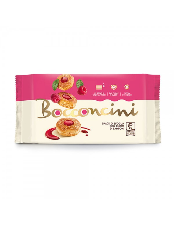 Vicenzi - Bocconcini 90gr Heart of Raspberry, 1700τμχ (παλέτα)