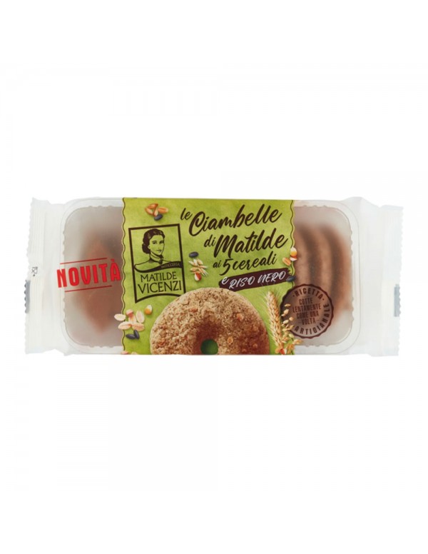 Vicenzi - Donuts 200gr 5 Δημητριακά και μαύρο ρύζι, 720τμχ (παλέτα)