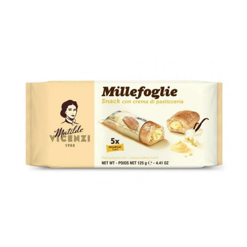 Vicenzi - Millefoglie D'Italia 125gr Κρέμα, 1216τμχ (παλέτα)
