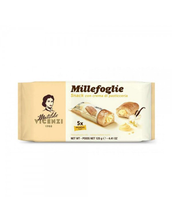 Vicenzi - Millefoglie D'Italia 125gr Κρέμα, 1216τμχ (παλέτα)