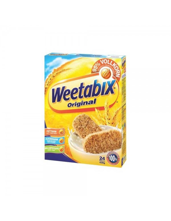 Weetabix - 24 Μπλοκ Σιταριού 430gr, 588τμχ (παλέτα)