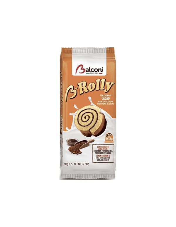 Balconi - B-Rolly 6 τεμάχια x32γρ Κρέμα Κακάο, 960 τεμάχια (παλέτα)