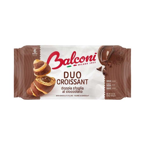 Balconi - Κρουασάν Duo 6 τεμάχια x50γρ Κακάο, 528 τεμάχια (παλέτα)