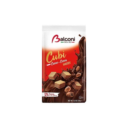Balconi - Γκοφρέτα Cubi 250 γρ κακάο, 720 τμχ (παλέτα)