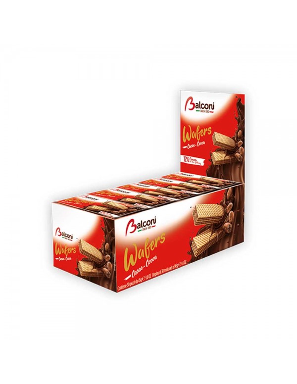 Balconi - Wafer Expo 30 τεμ. x45γρ. Κακάο, 288 τεμ. (παλέτα)