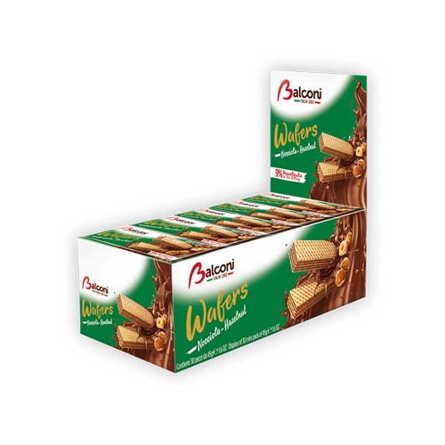 Balconi - Wafer Expo 30 τεμ. x45γρ. Φουντούκι, 288 τεμ. (παλέτα)