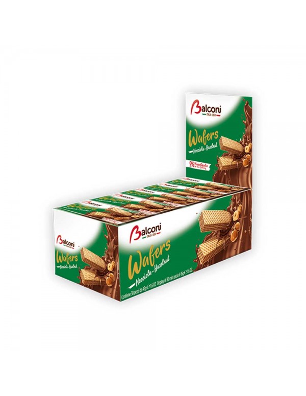 Balconi - Wafer Expo 30 τεμ. x45γρ. Φουντούκι, 288 τεμ. (παλέτα)