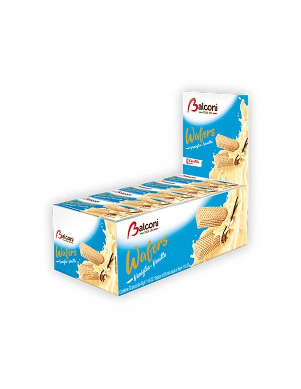 Balconi - Wafer Expo 30 τεμ. x45γρ. Βανίλια, 288 τεμ. (παλέτα)