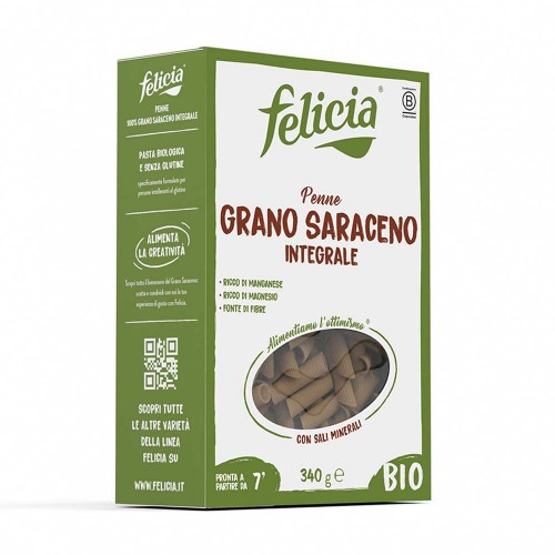 Felicia - Ζυμαρικά Bio Penne 340γρ Φαγόπυρο, 756 τεμάχια (παλέτα)