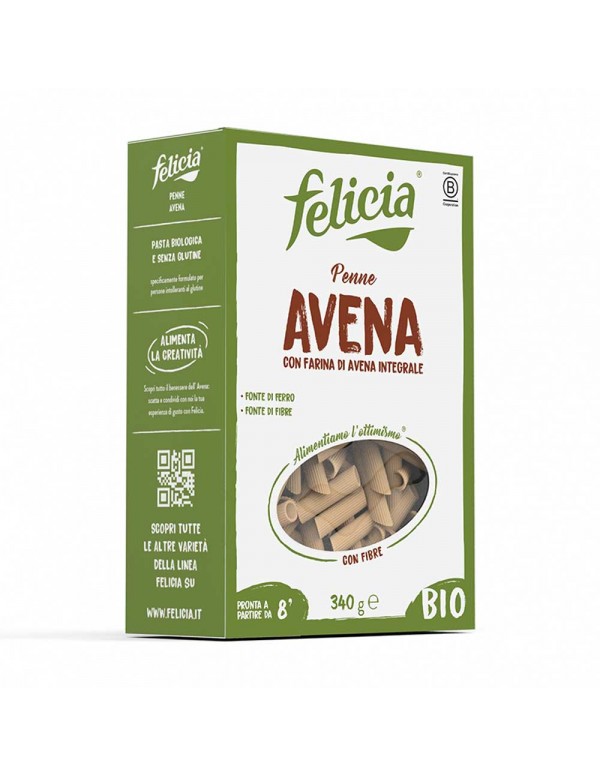 Felicia - Ζυμαρικά Bio Penne 340γρ Βρώμη, 756 τεμάχια (παλέτα)