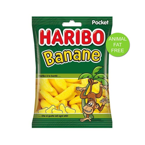Haribo - 100gr Μπανάνα, 2430τμχ (παλέτα)