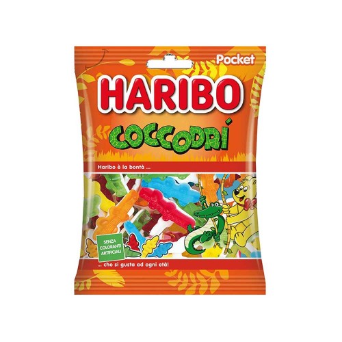 Haribo - 100 γρ Coccodrì, 3600 τμχ (παλέτα)