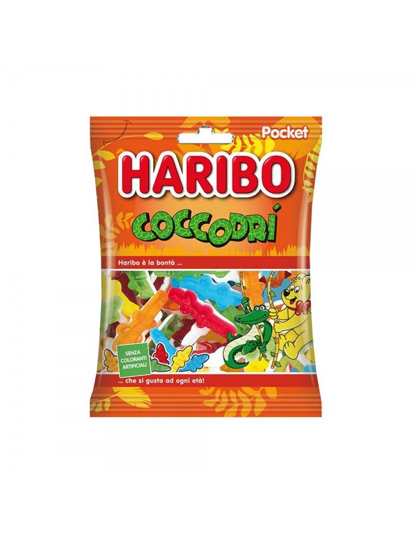 Haribo - 100 γρ Coccodrì, 3600 τμχ (παλέτα)