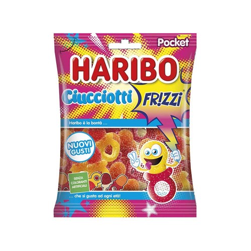 Haribo - 100gr Πιπίλες Frizzi, 3900τμχ (παλέτα)