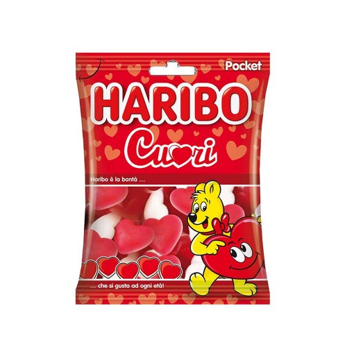 Haribo - 100gr Καρδιά, 3600τμχ (παλέτα)