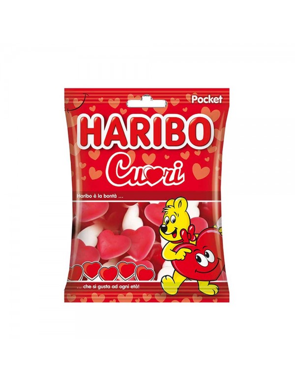 Haribo - 100gr Καρδιά, 3600τμχ (παλέτα)