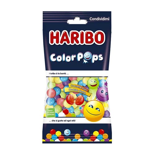 Haribo - 140gr Color Pops, 1728τμχ (παλέτα)