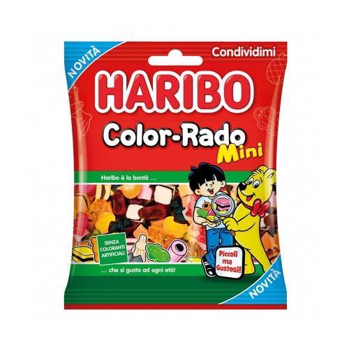 Haribo - 140gr Mini Color Rado, 1680τμχ (παλέτα)